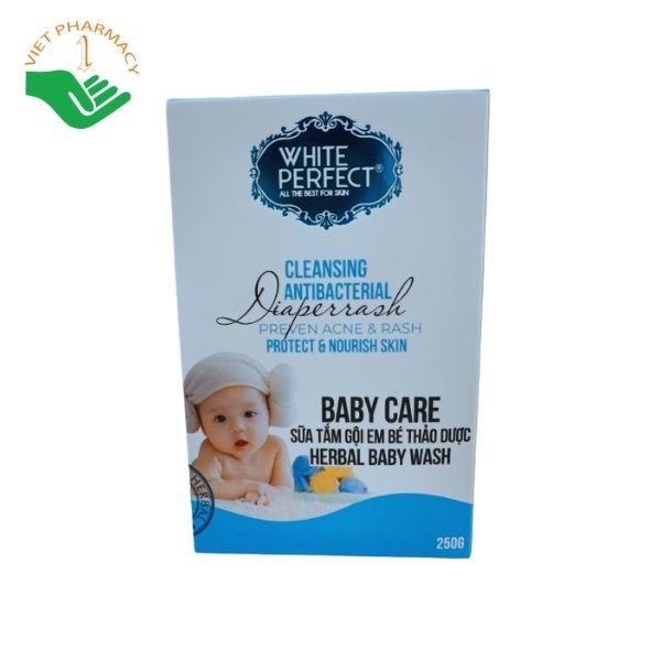 Sữa tắm gội em bé thảo dược White Perfect Baby Care